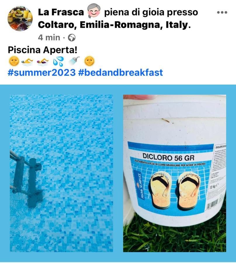 La Frasca Acomodação com café da manhã Coltaro Exterior foto